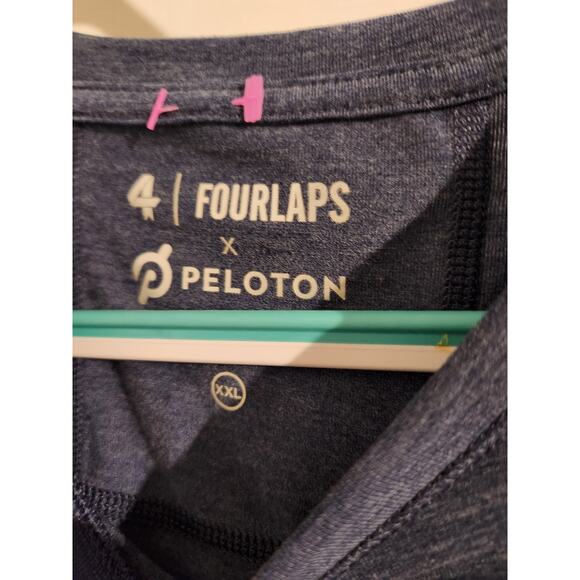 Peloton Men's Tshirt Blue XXL - Picture 2 of 4